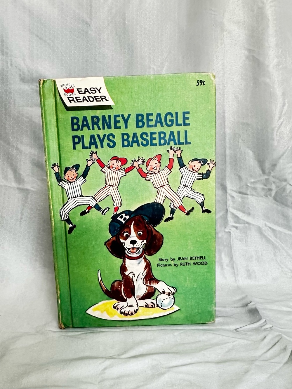 Barney Beagle Plays Baseball - Easy Reader Vintage Kids Book